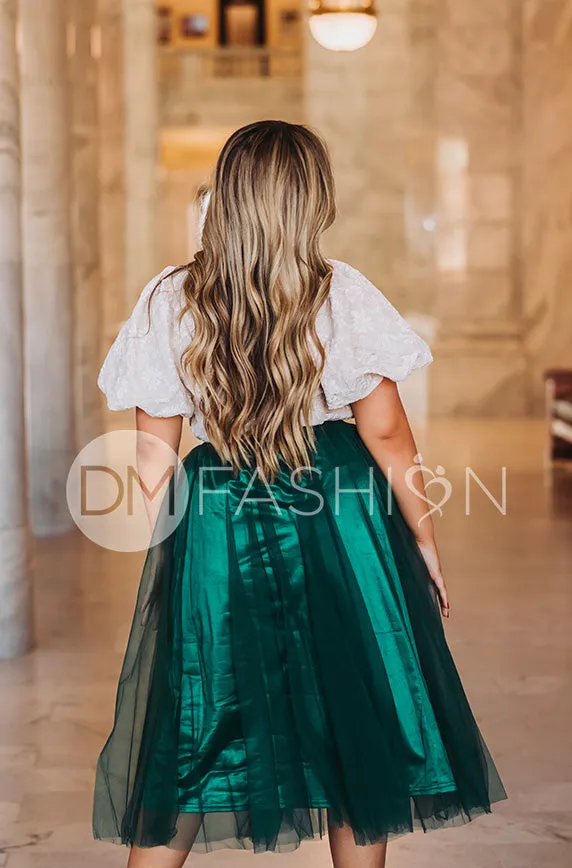 Queen For A Day Emerald Skirt - DM Exclusive