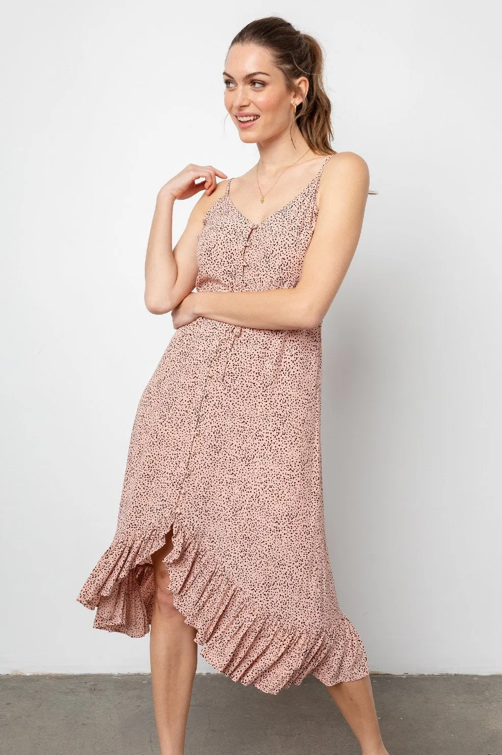 Rails - Frida Dress in Rose Spotted
