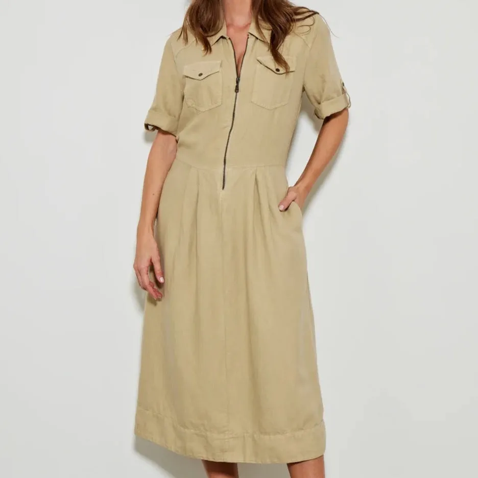 Rainy Dress in Parchment
