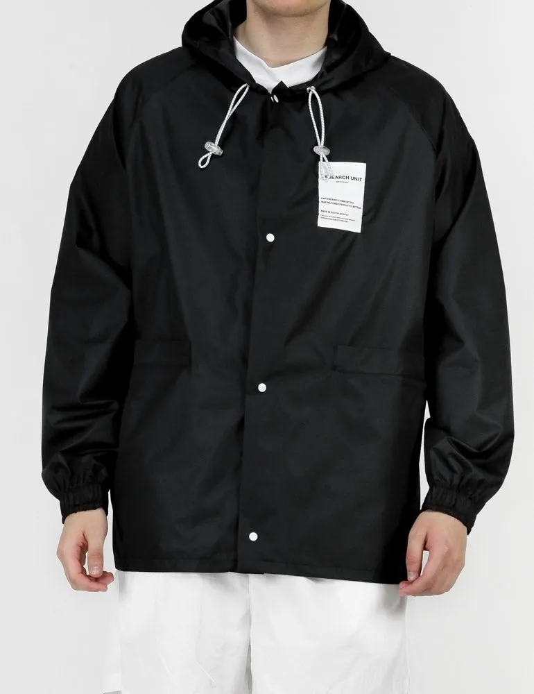 Ripstop Waterproof Rain Jacket (Black)