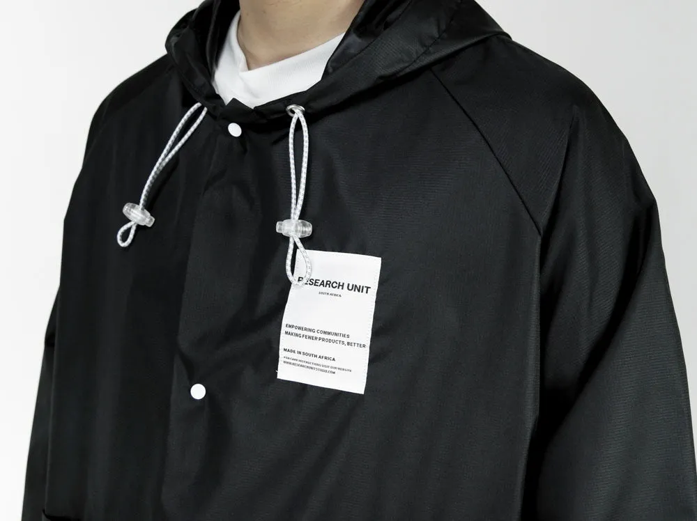 Ripstop Waterproof Rain Jacket (Black)