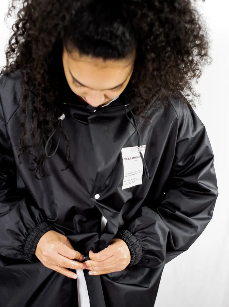 Ripstop Waterproof Rain Jacket (Black)