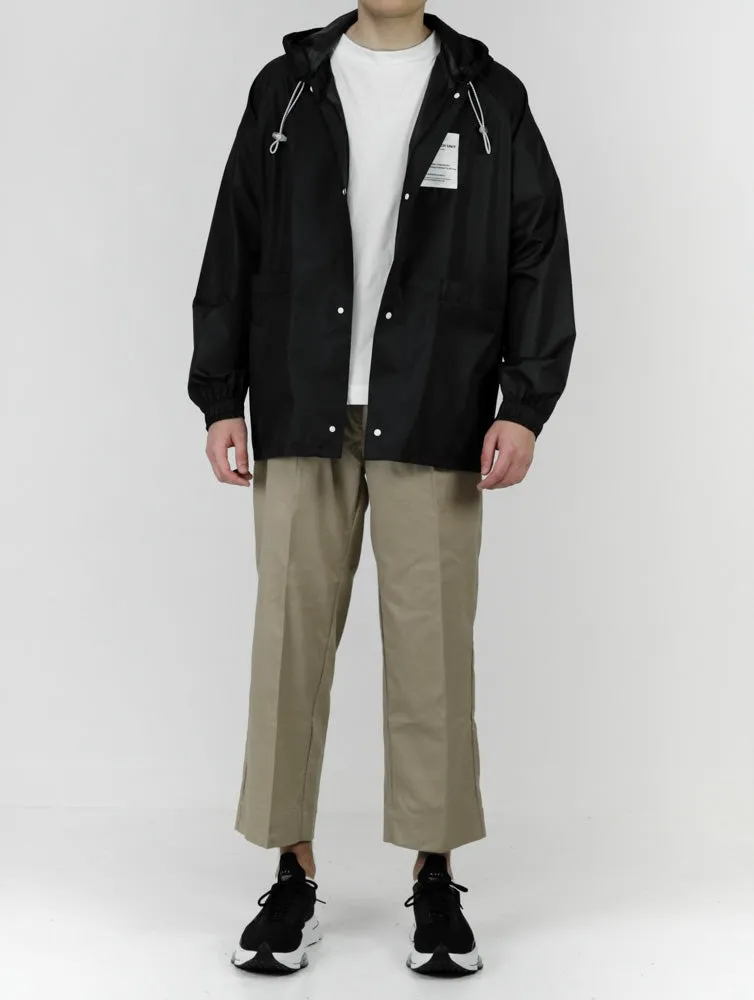 Ripstop Waterproof Rain Jacket (Black)