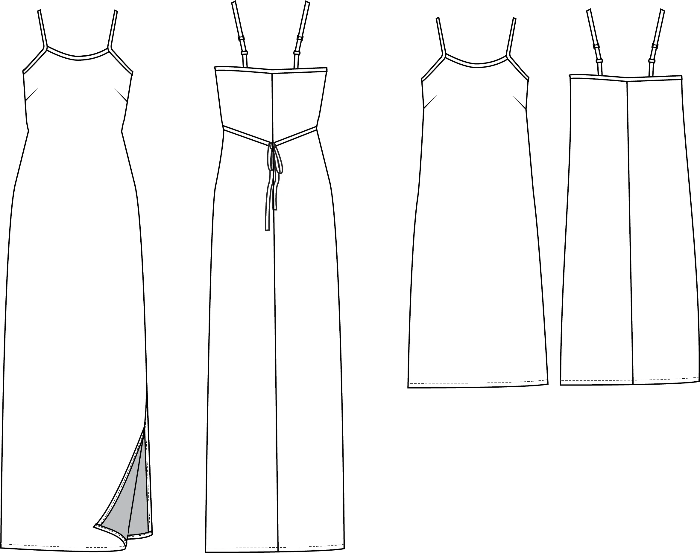 Saltwater Slip Dress - Friday Pattern Company - Sizes XS-7X