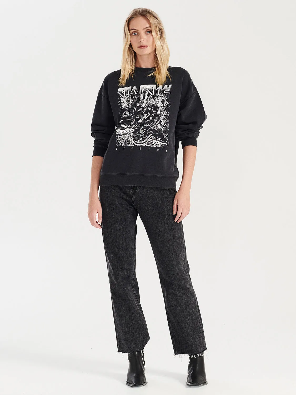 Serpent Sweater - Vintage Black