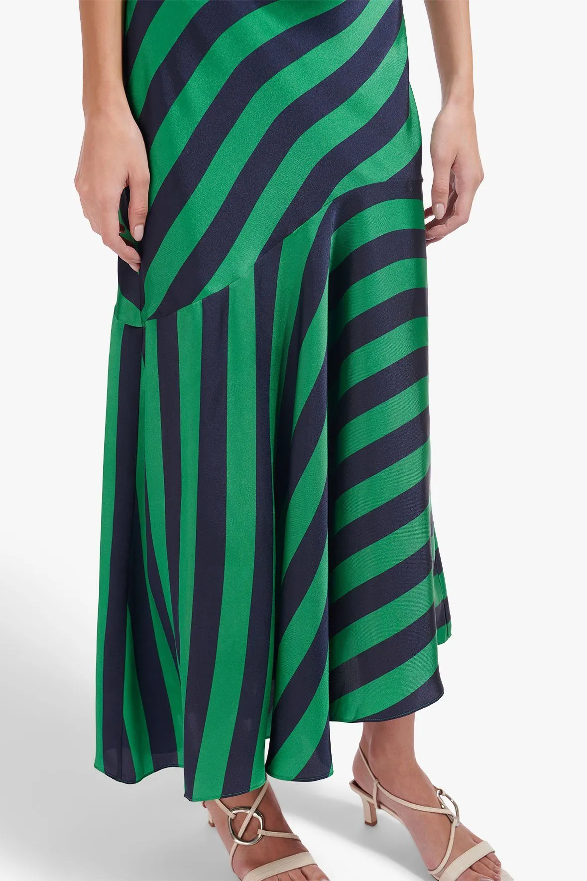SHORELINE DRESS | MALACHITE STRIPE