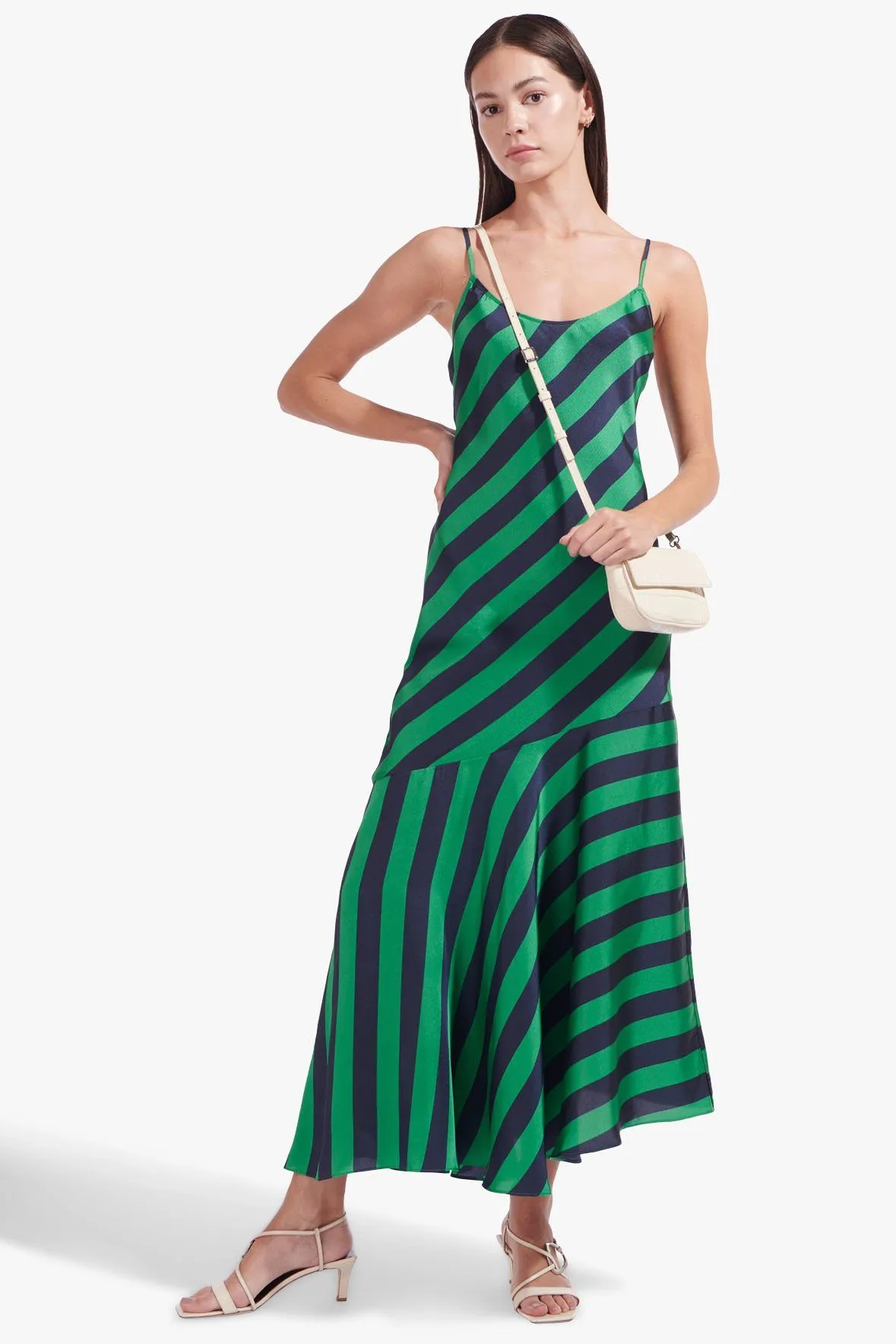 SHORELINE DRESS | MALACHITE STRIPE