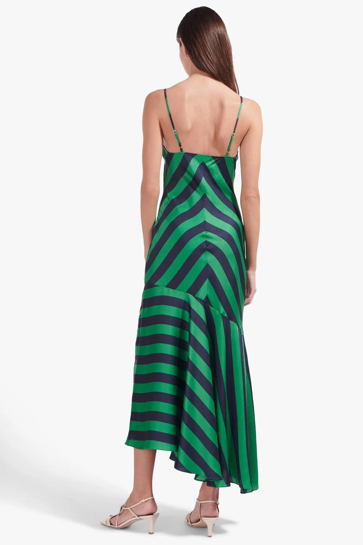 SHORELINE DRESS | MALACHITE STRIPE