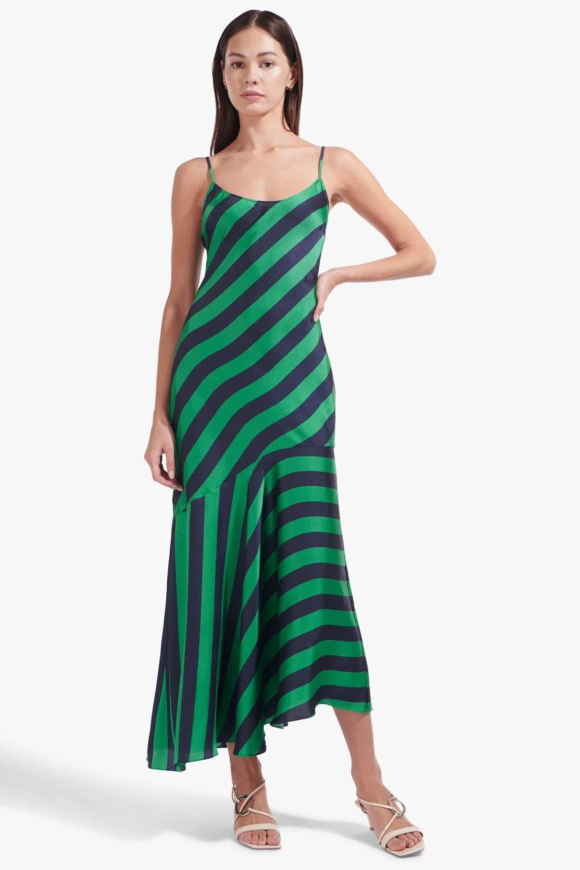 SHORELINE DRESS | MALACHITE STRIPE