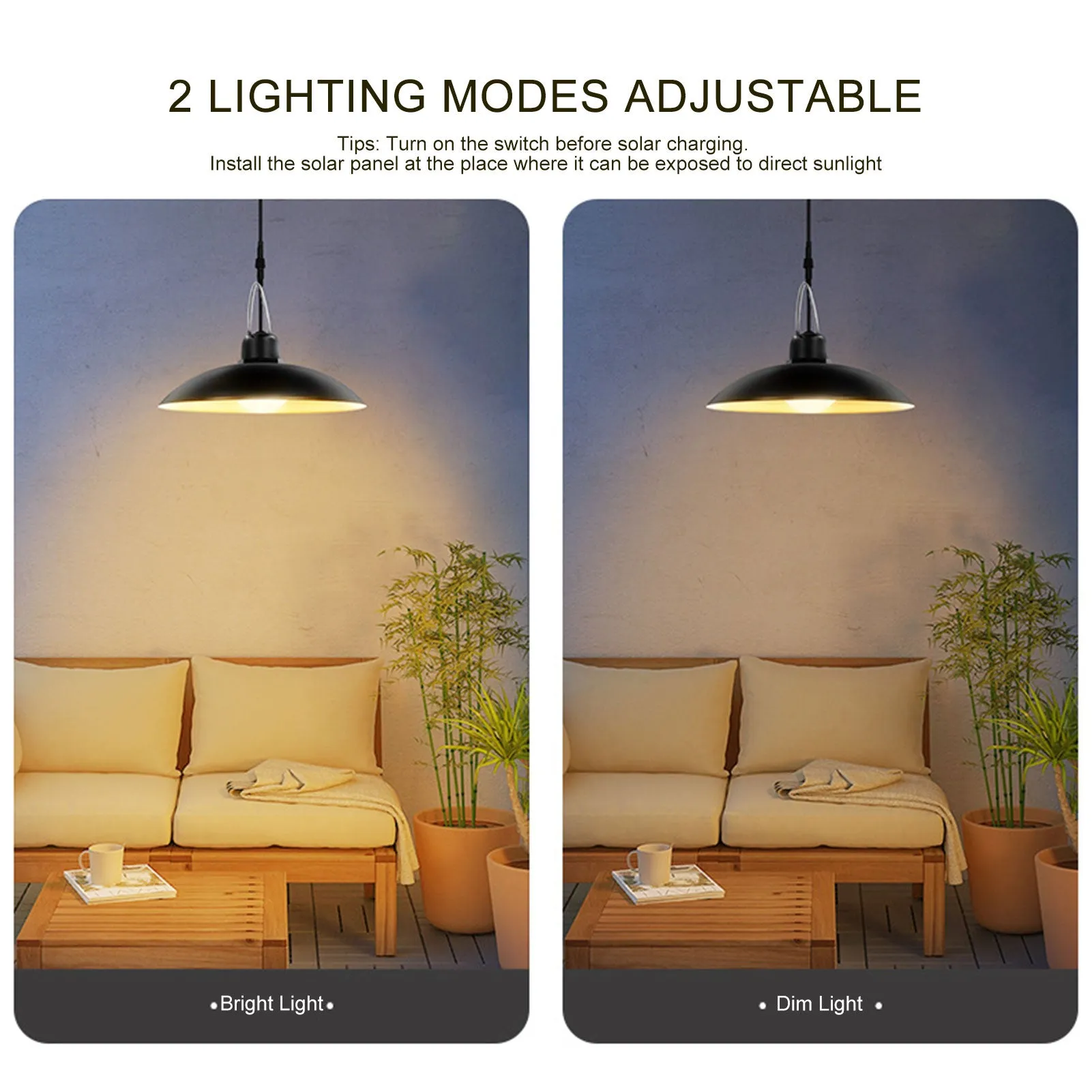 Solar Chandelier Courtyard Garden Corridor Landscape Lamp