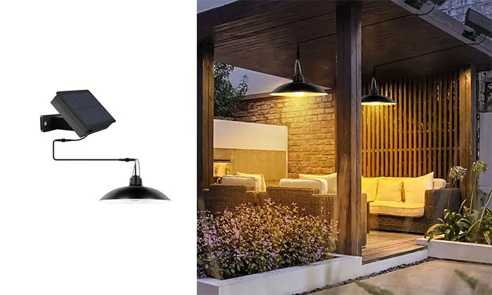 Solar Chandelier Courtyard Garden Corridor Landscape Lamp