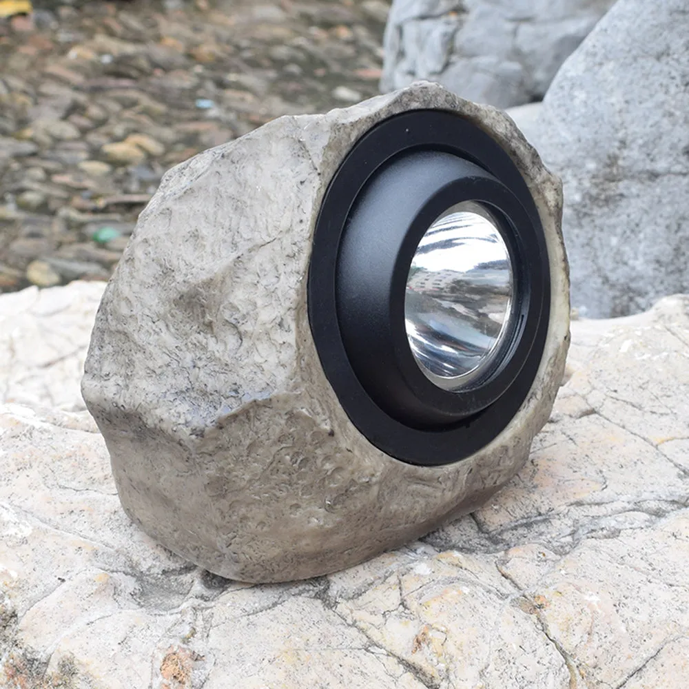 Solar Powered Lamp - Simulation Stone