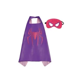 Spider Girl Super Hero Cape For Girls