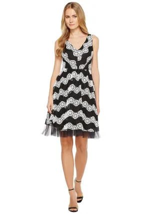 Valeria Dress - B&W