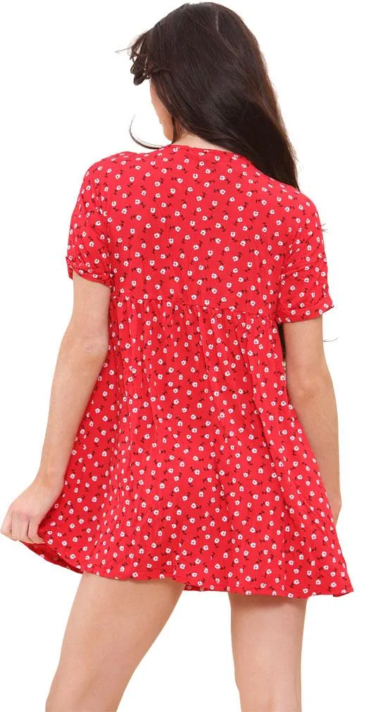 Women Blossom Rain Dress - UK 8