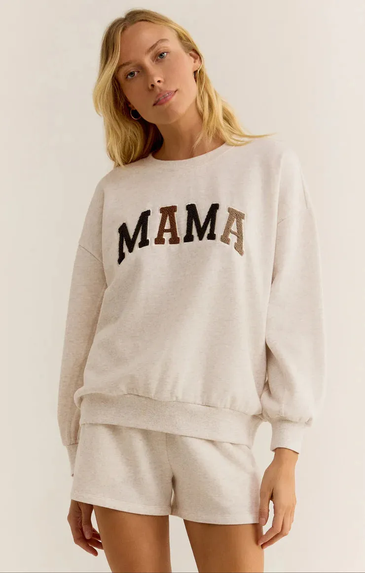 ZSU Mama Sweatshirt in Oatmeal