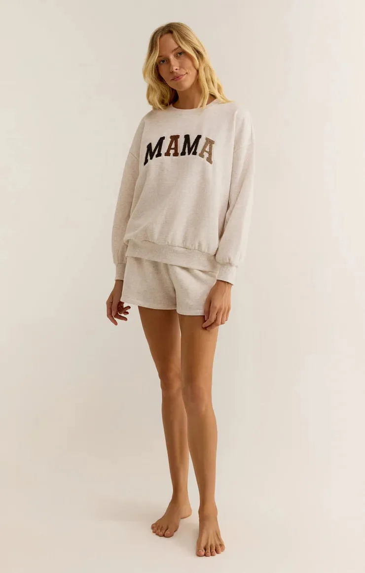 ZSU Mama Sweatshirt in Oatmeal